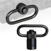 2 Pieces Quick Release Sling Mount Push Button QD Sling Swivel, 3.2x1.2cm Push Button QD Sling Swivel