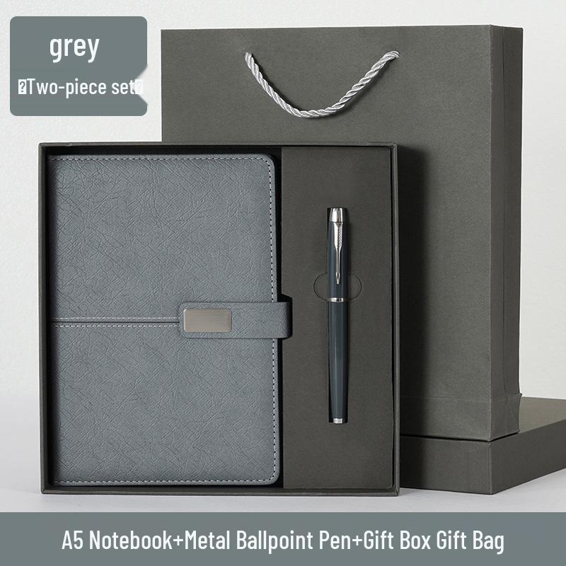 Подарочный набор с индивидуальным бизнес-блокнотом: Элегантный офисный сувенир с логотипом для корпоративных мероприятий
