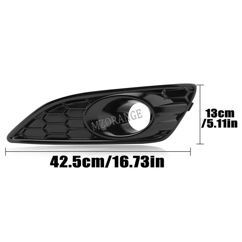 For Ford Fiesta MK7 JA8 2013 2014 2015 2016 2017 Car Fog Light Cover Headlight Frame Fog Lights Grill New Car Accessories tools