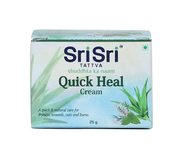 Заживляющий крем (25 г), Quick Heal Cream, Sri Sri Tattva