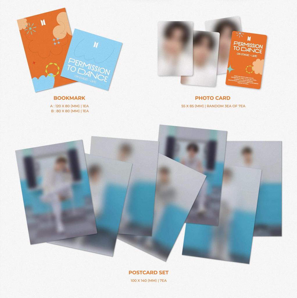 POB (Преимущество предзаказа) BTS - PERMISSION TO DANCE ON STAGE - Вживую