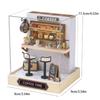 Coffee Shop Model Mini Doll House Miniature DIY Small House Kit DIY Miniature Dollhouses  Girls