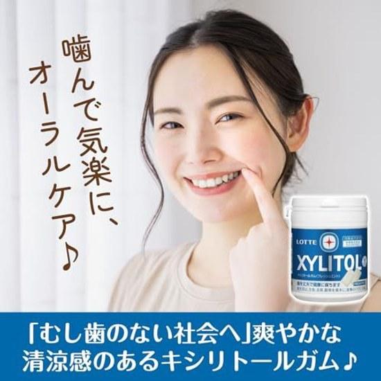 Жвачка Lotte Xylitol (Свежая мята) Семейная бутылка 133 г