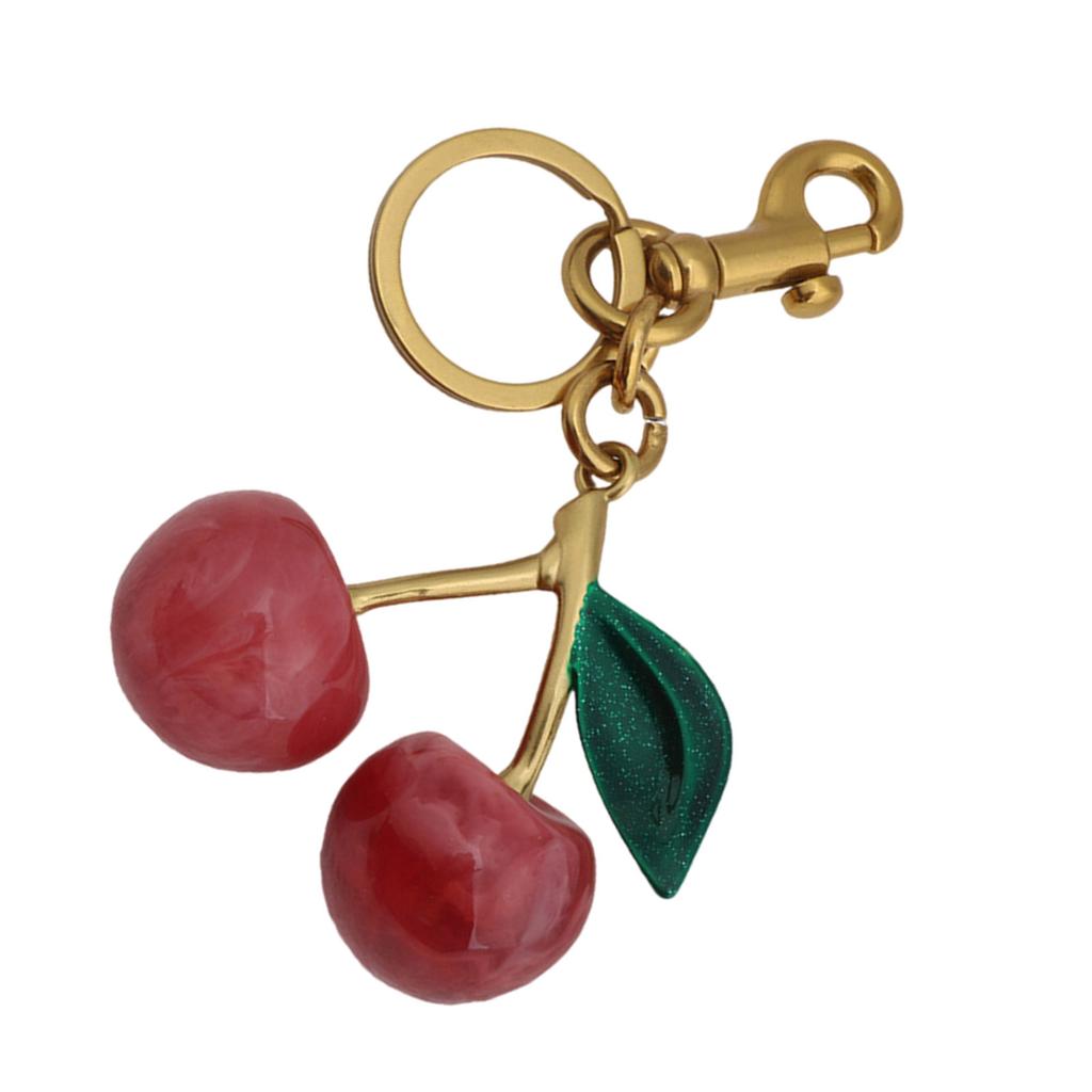 Молодежный вишневый аксессуар Модный брелок Сплав Смола Текстура Вишневые брелки Подходят для вечеринки и повседневной одежды