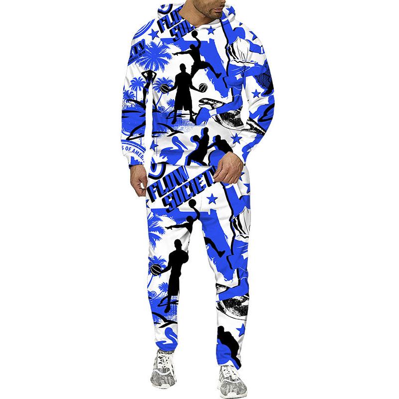 Новинка 2024 года, спортивный костюм для мужчин и женщин, повседневный спортивный костюм с длинным рукавом и капюшоном, мужские толстовки из двух предметов + брюки, костюм в стиле хип-хоп, модная уличная одежда, мужские комплекты
