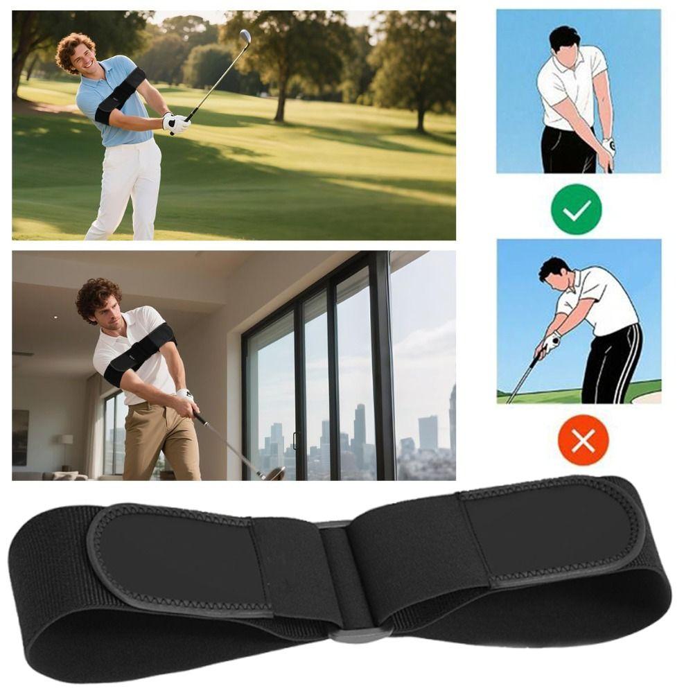 Adjustable Golf Swing Training Aid Elastic Professional Golf Correction Belt Durable Comfortable Golf Swing Strap