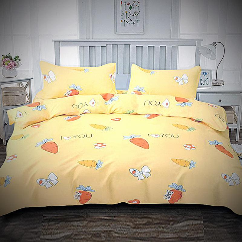 Class A Brushed Fabric Four-Piece Bed Sheet Set - Skin-Friendly, Ideal for Dorms