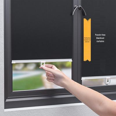 Складная титановая солнцезащитная рулонная штора: Полное затемнение, теплоизоляция для дома и автомобиля