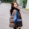 Fashionable and Warm Women's Stand Collar Cotton Warm Vest for Winter