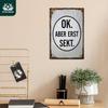 Putuo Decor Пк Немецкие Забавные Цитаты Винтажная Металлическая Жестяная Вывеска OK Aber Erst Sekt Настенное Искусство Деко для Дома Фермерского Дома Офиса Студии