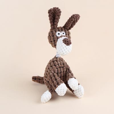 Кукла-навеска для домашних животных Fogmang Squeaky Doll Tugnori, коричневая - кукла-щенок, 1 шт.