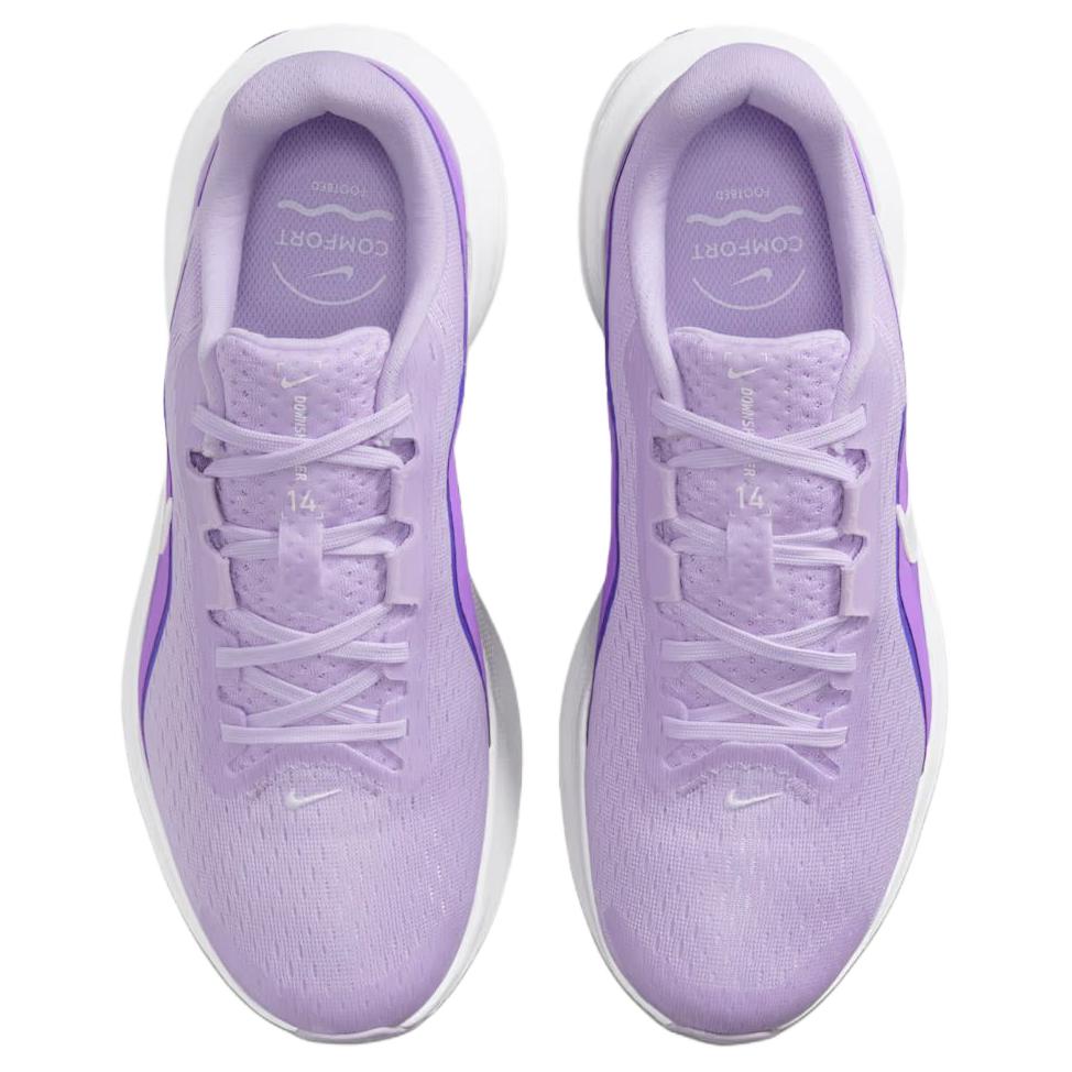 Nike Downshifter 14 Breathable Running Shoes Women's Purple White IB1899-500