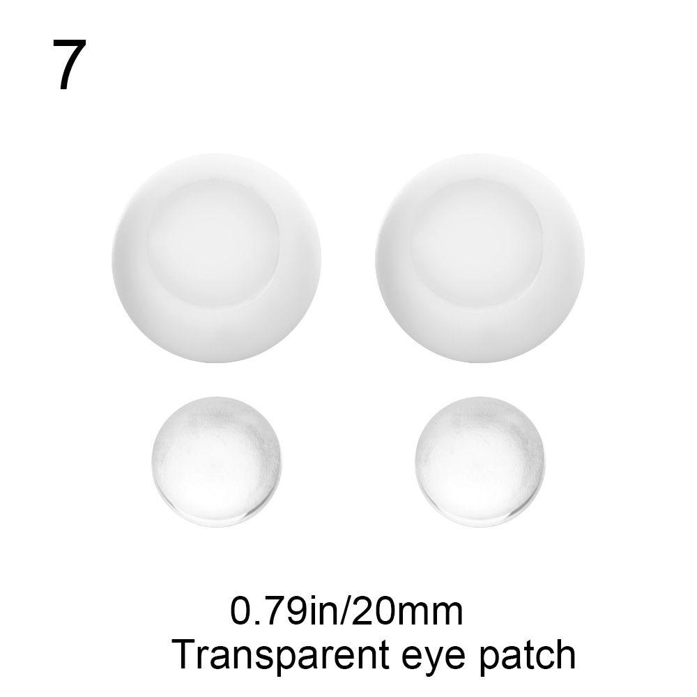 Quality Accessories DIY Eyeball Toy Acrylic Doll Eyes Transparent&Black Eye Patch Sticking Mud Clay