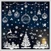 Christmas Electrostatic Window Stickers - Various Designs for Holiday Decorations