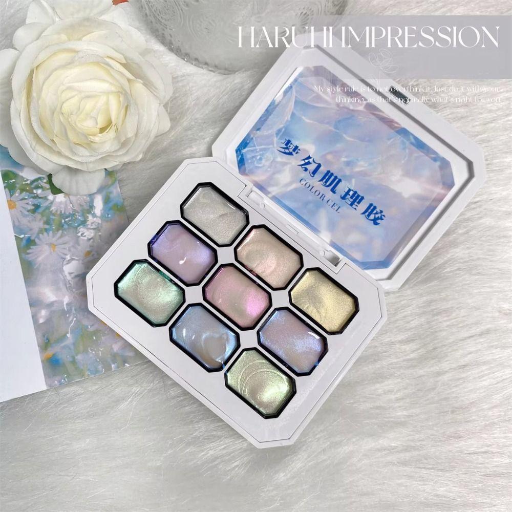 9-цветный Гель-лак Полуперманентная Порошок для Ногтей 2025 Гель-Лак