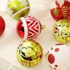 16pcs Champagne Gold White Christmas Balls Shatterproof Christmas Decorations  Home