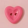 20Pcs Cute Button 12Mm Macaron Colored Heart Plastic Buttons For Children'S Shirts Sweaters Decor Buttons Diy Sewing Accessories