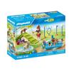 PLAYMOBIL 71745 Dog Playground, Child and Educator, My Life, 61 Pieces, Ages 4 and Up