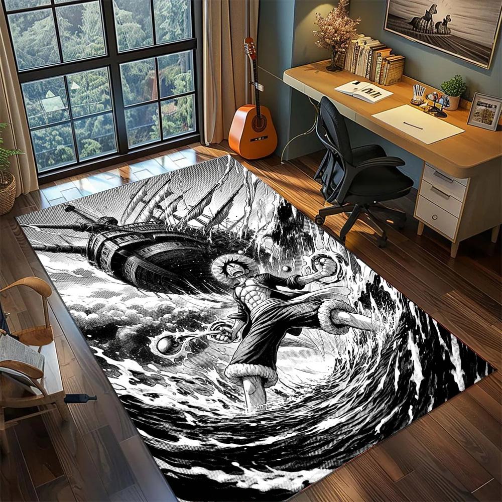 One Piece!Rug Carpet Large Area Rug Non Slip Washable Floor Mat Gamer Room Bedroom Home Decor