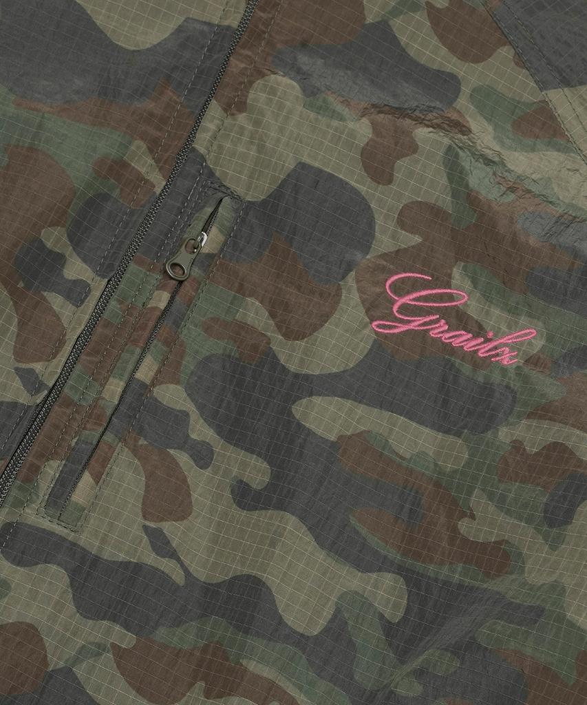 Grailz Pink Logo Camo Wind Breaker [Camo]