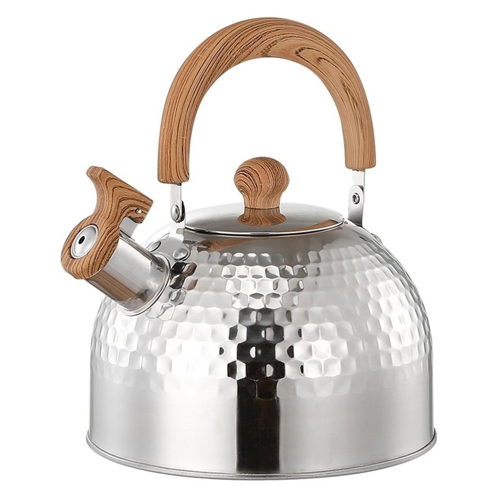 Camping Tea Kettle Stainless Steel Kettle Whistling Coffee Pot