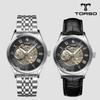 T603M-SBS Elysion Skeleton Automatic Diamond Watch Men's Metal Watch (leather Strap Provided)