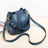 Casual Denim Bucket Bag for Women Shoulder Crossbody Bag Multiple Pockets  Ladies Handbag Luxury Design Female
