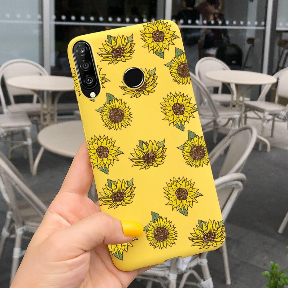 Flower Phone Cases For Huawei P30 Lite Pro Case Cover On Fundas Huawei P30 P30lite P 30 lite pro P30pro Cute Soft Silicone Cases