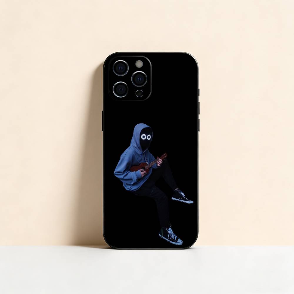 Чехол для телефона Singer Funny B-BoyWithUke для iPhone 17, 16, 15, 14, 13, 12, 11 Plus, Pro Max, Другие Мягкий Черный Чехол