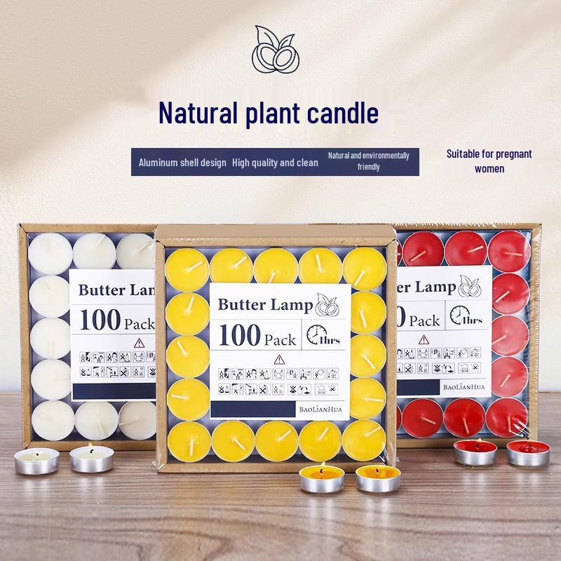 Беспламенные, без запаха чайные свечи для ароматерапии