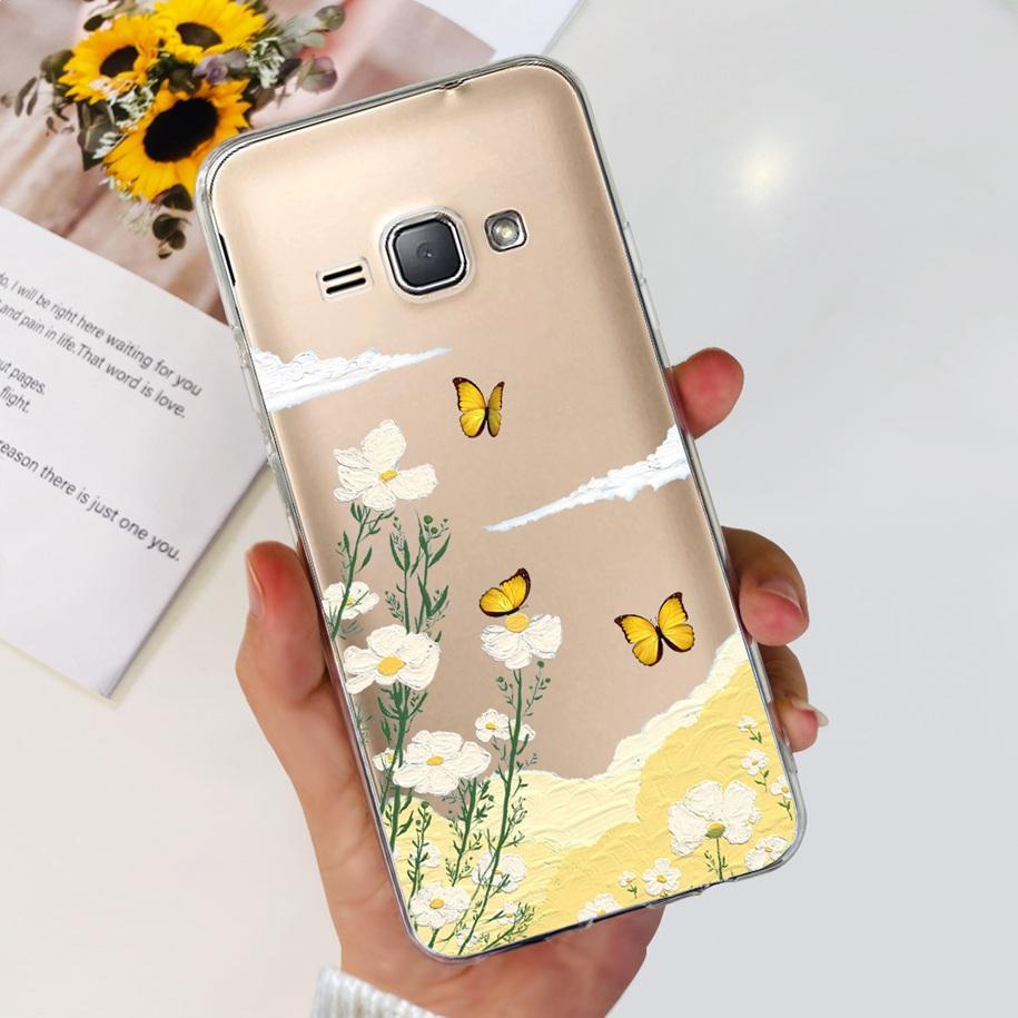 Чехол для Samsung J1 2016 SM-J120F Чехол Модный Мраморный Цветочный Мягкий Силиконовый Чехол для Телефона Для Samsung J1 Mini J105F J 1 2016 Funda