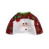 Cute Festival Decoration Tissue Box Christmas Desktop Square Decorative Santa Tissue Box Cover Portable Tissue Paper Holder Holiday Decorations