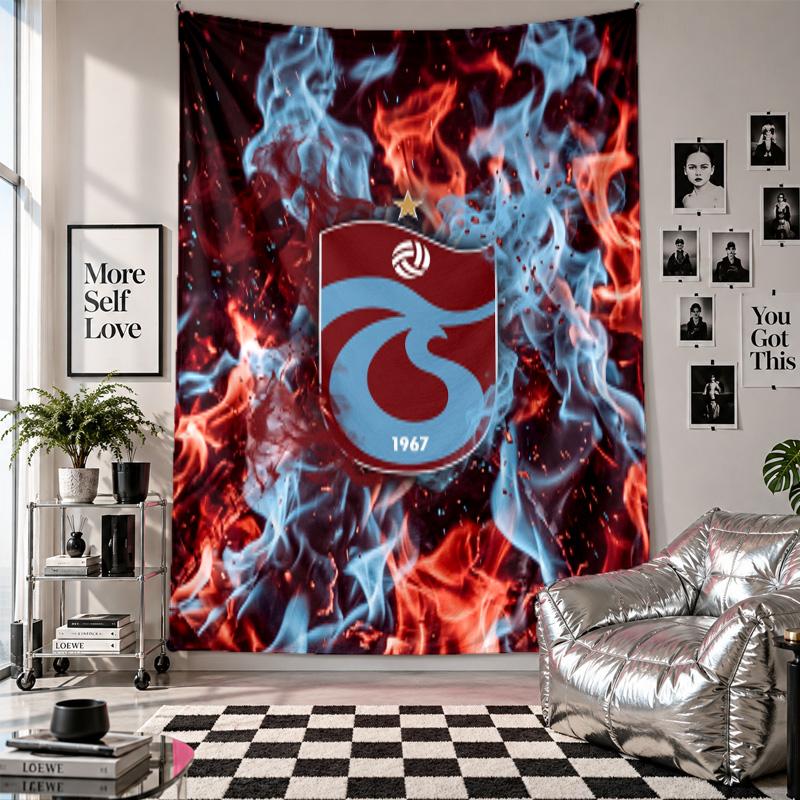 Trabzonspor FC Wall Tapestry Home Decor Wall Hanging Cloth for Bedroom Living Room Background