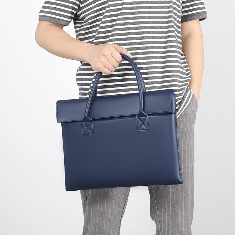 TS JYL laptop bag,Women PU Handbag Large A4 Document Business Laptop Bag