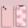 Жидкий силиконовый мягкий чехол для iPhone 15 14 Plus 13 11 12 Pro Max Mini X XR XS Full Lens Protection Cover Shell