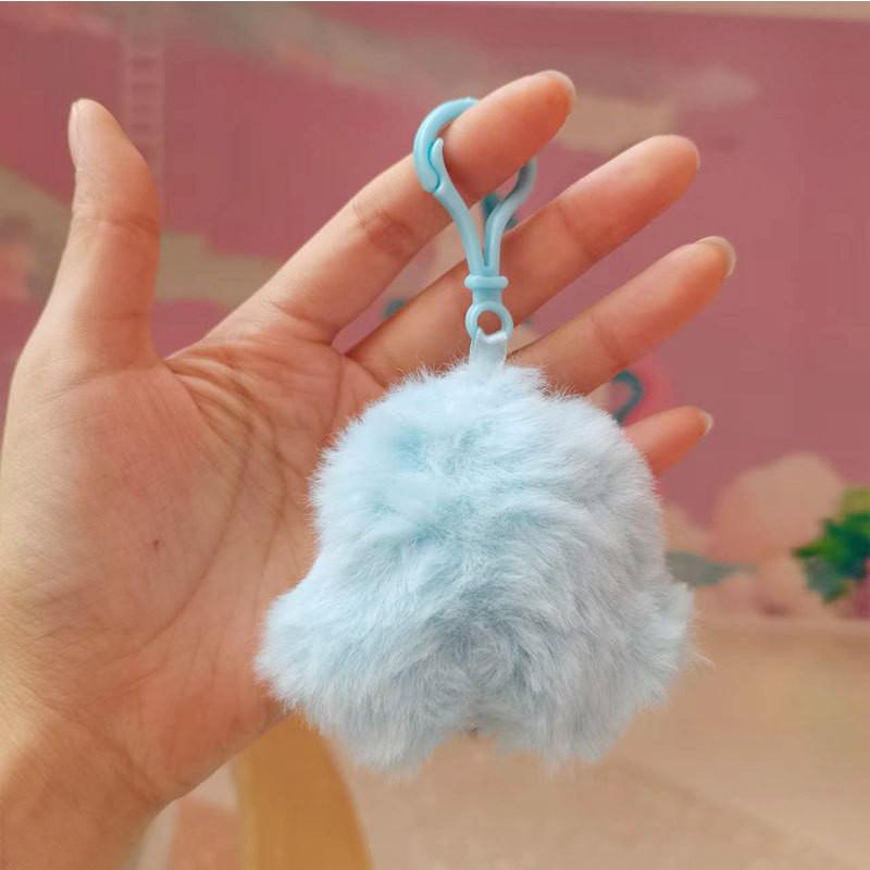 Adorable Plush Toy Keychain Cute Cartoon Animal Doll Colorful Soft Gift