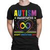 Autism Awareness Day Autistic Accept Understand Love Mens Womens T-Shirts #TA-56