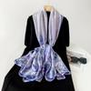 180 * 90cm Summer Women'S New Medium To Long Scarf Shawl Breathable Sunscreen Fashionable Versatile Premium Silk Scarf