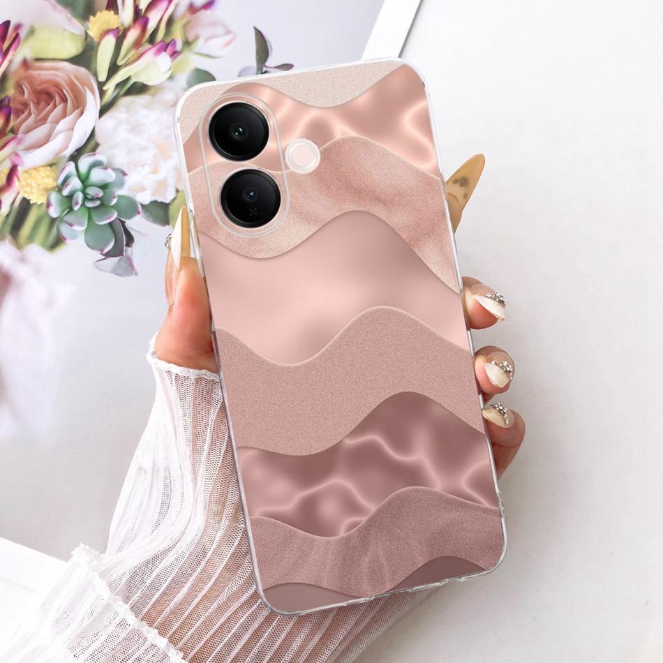 For Vivo V60 Lite 4G 5G Cute Flower Butterfly Cat Painted Case For Vivo V60 V60lite V2530 V2511 Soft Silicone TPU Phone Cases