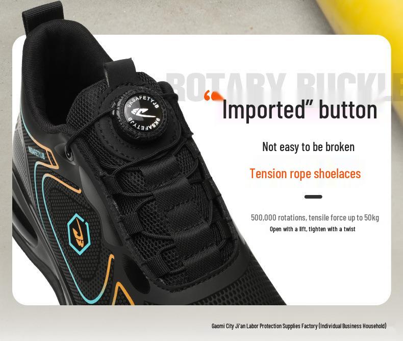 Универсальная защитная рабочая обувь: Ударопрочная, Устойчивая к проколам, Амортизирующая, Износостойкая Технология для Всех Сезонов