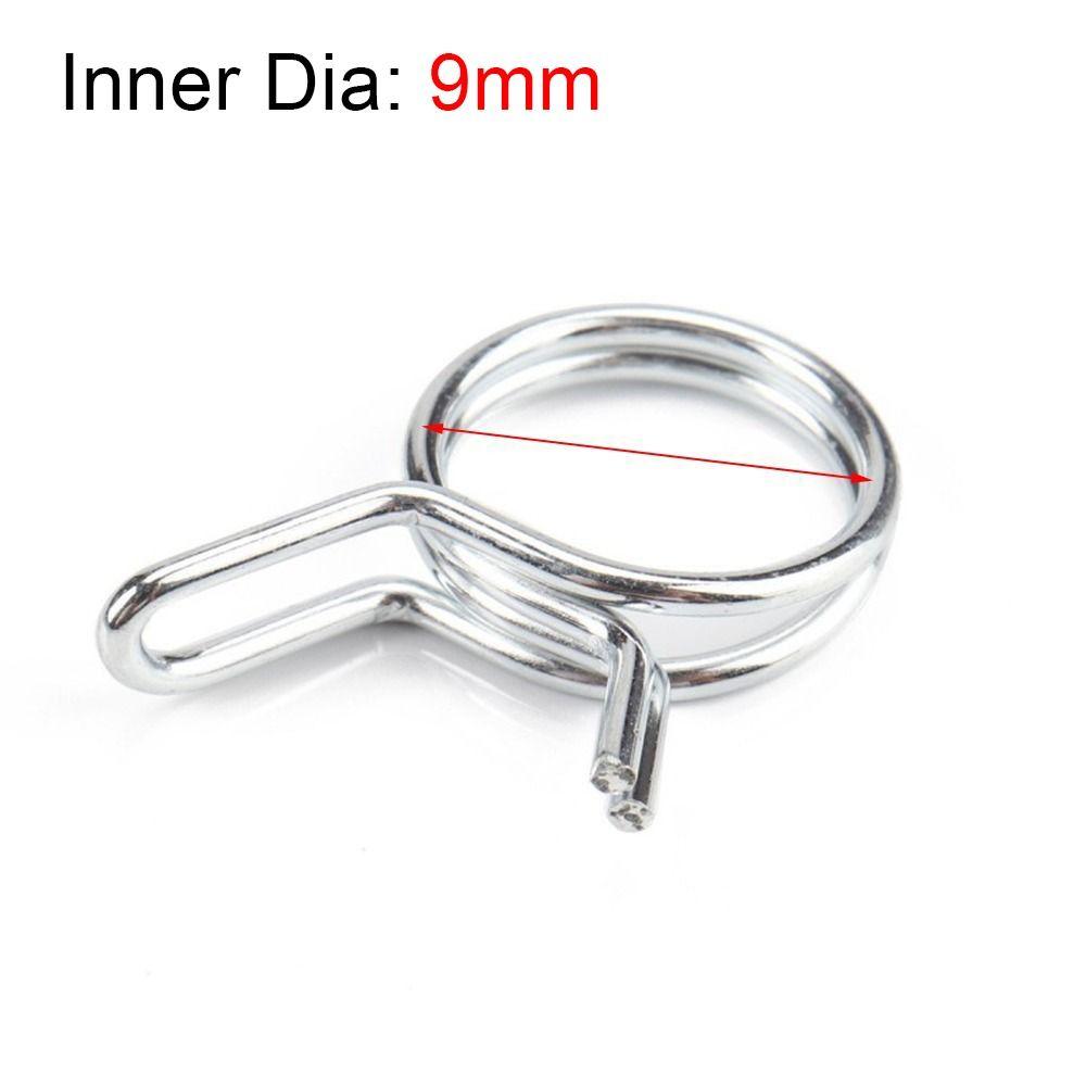 10Pcs/set Spring Clips Pipe Clips Fuel Line Tube Spring Clips Durable Hose Clamp  Motorcycle Scooter