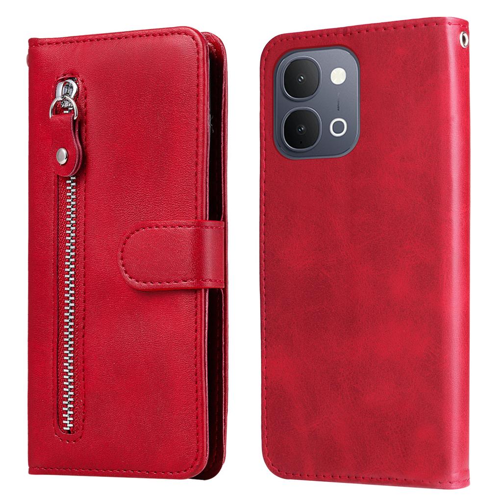 Wallet Case for vivo - Leather/PU, Red