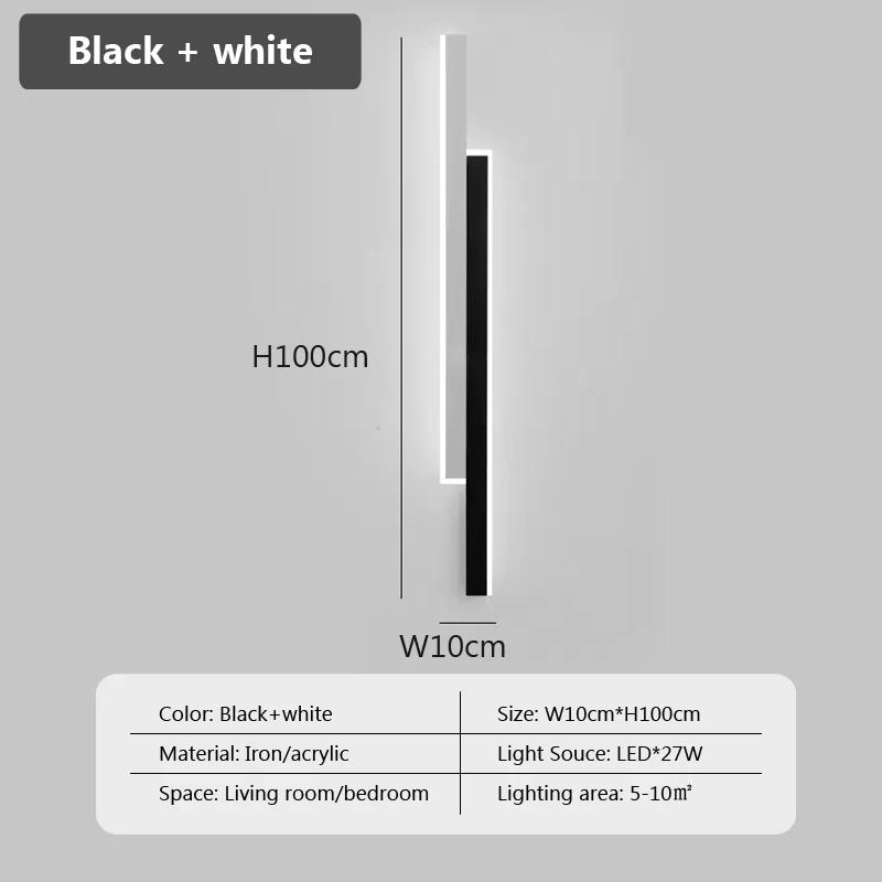 Modern LED Wall Lamps for Living Dining Room Bedroom Bedside Stairs Hotel Entry Aisle Sofa Background Home Decorate Wall Sconce