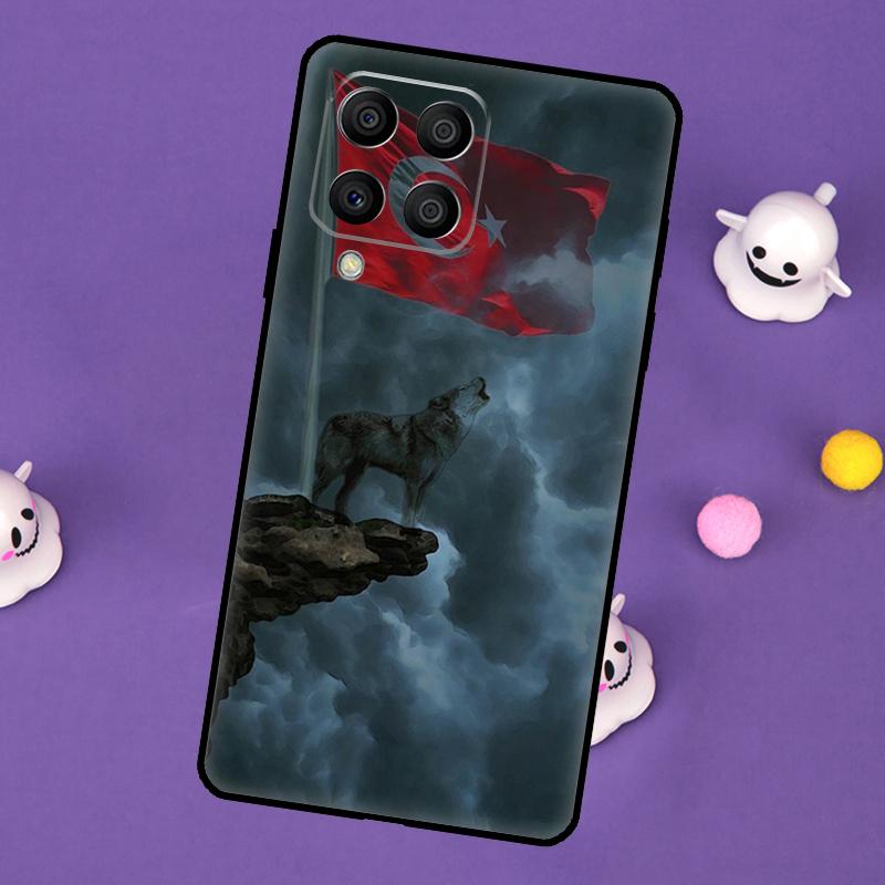 Турция Волк Мустафа Кемаль Ататюрк Чехол Для Samsung Galaxy M20 M30s M33 M13 M23 M53 M15 M55 M31 M51 M14 M34 M54 M32 M52 Чехол