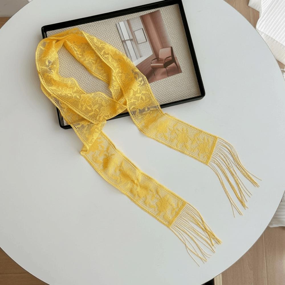 Floral Multifunctional Headscarf Elegant Bag Strap New Lace Printed Scarf  Formal Events
