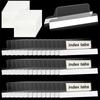 25pcs Index Label File Storage Folder Page Separation Self-adhesive Index Label  Paperwork