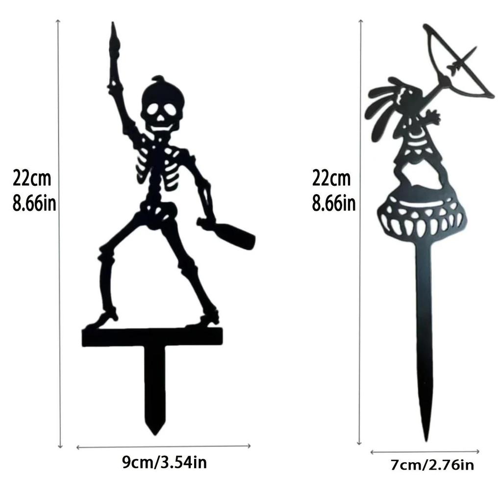 Знак-вставка в землю Металлический Крест для Садовой Декорации
