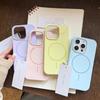 Чехол из жидкого силикона для телефона Apple iPhone 16ProMax - чистый цветной противоударный креативный чехол Magsafe для iPhone 16/15/14/13/12/11/Plus/Pro/Pro