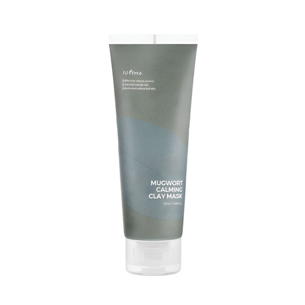 ISNTREE Mugwort Calming Clay Mask 100ml Pore Care Deep Cleansing Soothing Wash Off Pack