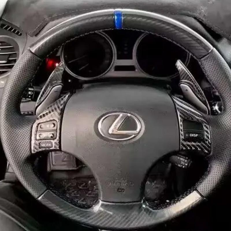 For Lexus is250 IS250C IS300 IS300C IS350 IS350C F Sport 2005-2011 Hand-Stitched Car Steering Wheel Cover Leather Car Interior